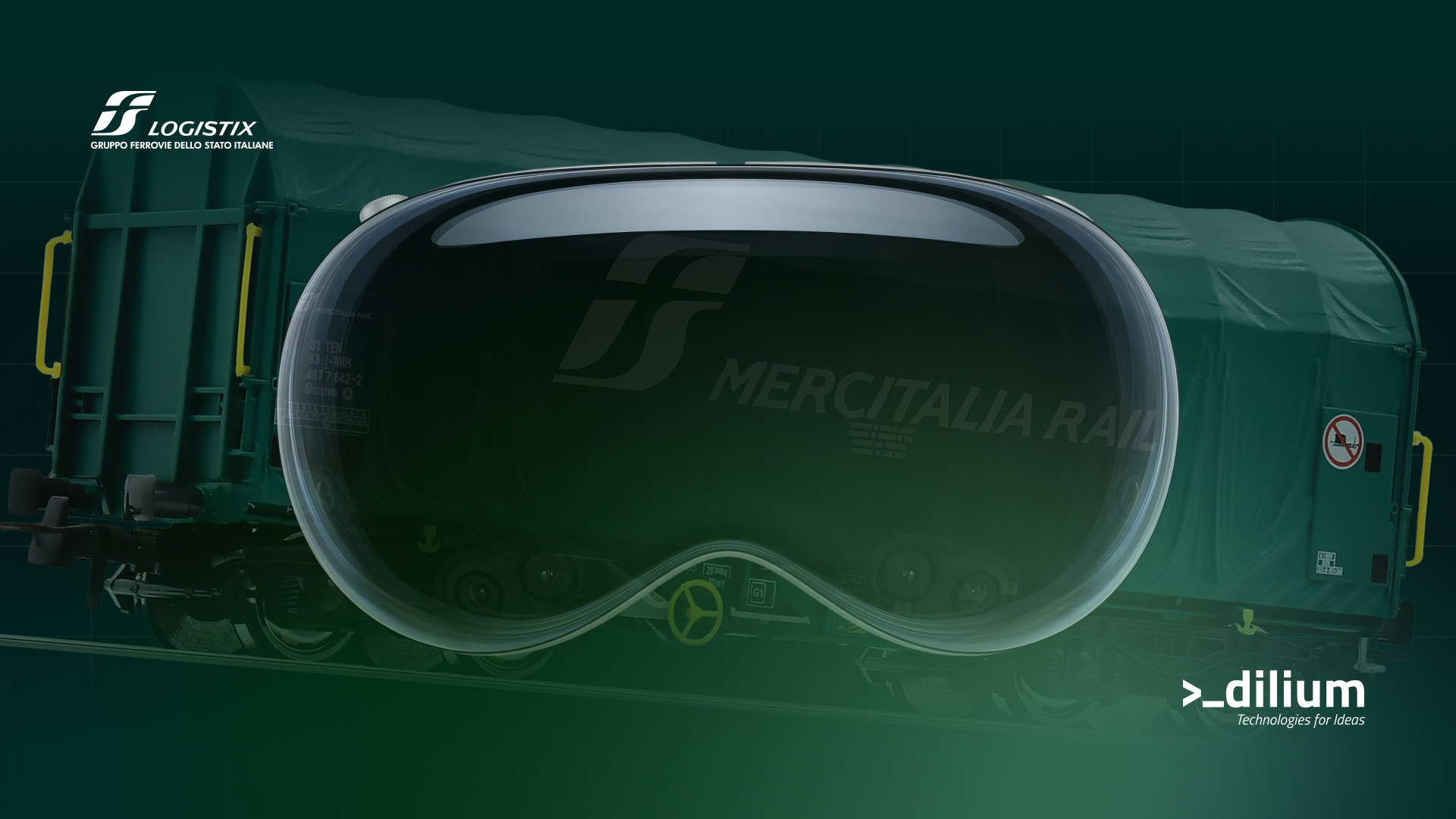 dilium and FS Logistix showcase immersive freight car inspection training at Expo Ferroviaria