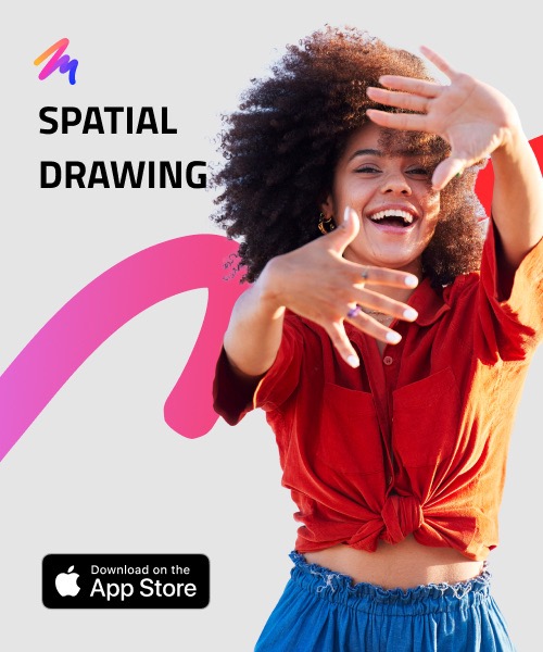 dilium - Spatial Drawing for Apple Vision Pro - Draw anywhere around you